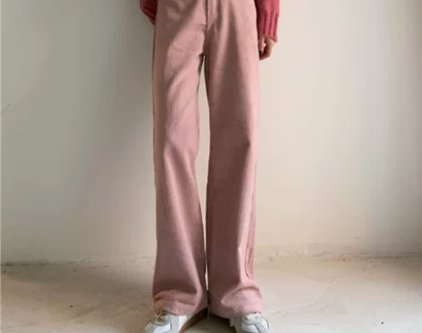 秋冬季2020年新款韩版宽松百搭直筒长裤子...