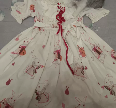 咖啡兔洛丽塔Lolita小裙子女装童装，M...