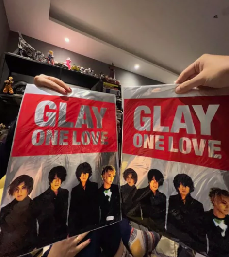 glay g-direct 画册,包含四张...