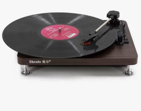 入门级33转速黑胶唱机需要连接外置音箱 感...
