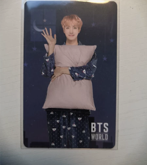 BTS 郑号锡jhope小卡 绝版专辑睡衣...