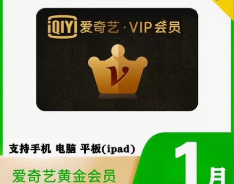 爱奇艺视频会员月卡爱奇艺vip30天手机会...