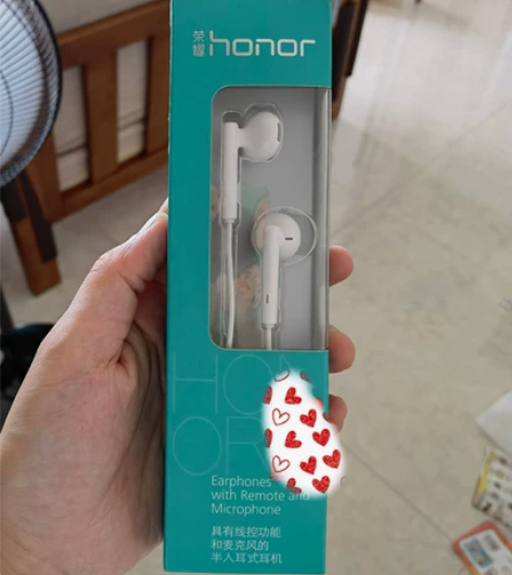荣耀半入耳式耳机 全新 广东省内包邮 送...