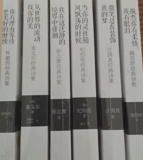 诗人诗集，林徽因，泰戈尔，徐志摩，纪伯伦，...
