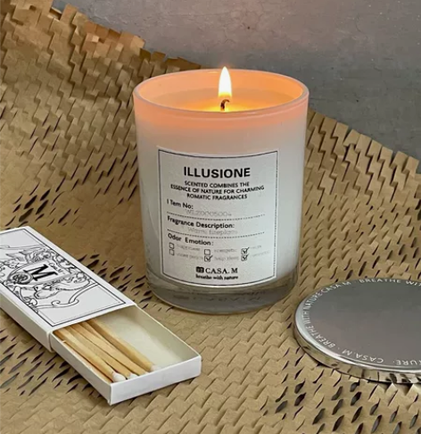 香薰蜡烛家用安神助眠无烟室内持久卧室浪漫情...