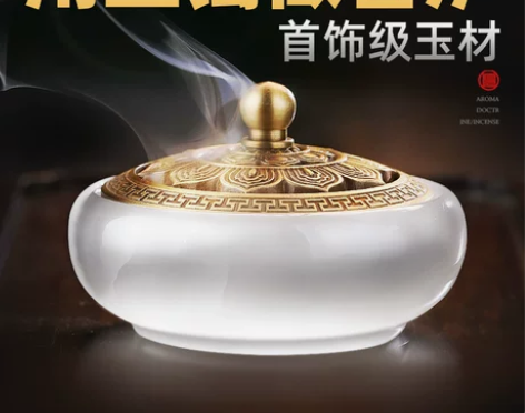 玉石香炉家用室内沉香檀香熏香炉盘香炉香薰炉...