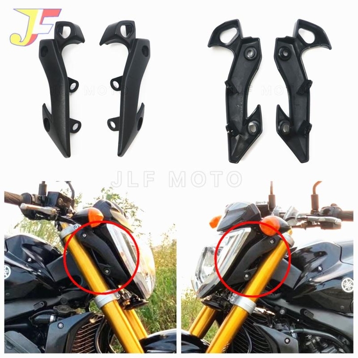 适用 雅马哈FZ1N摩托车配件前大灯支架指...