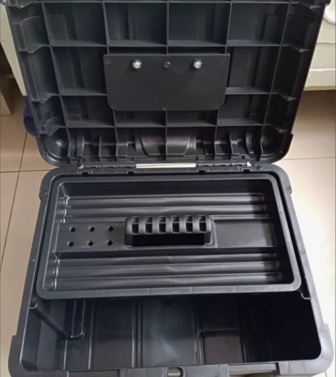 多功能五金万能工具箱车载家用手提式收纳箱收...