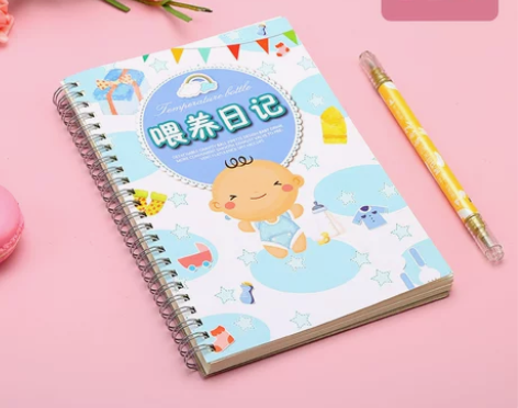 喂养日记宝宝成长发育记录本,孩子BB每日作...