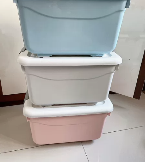家用收纳箱衣服玩具整理箱加厚储物箱子特大号...