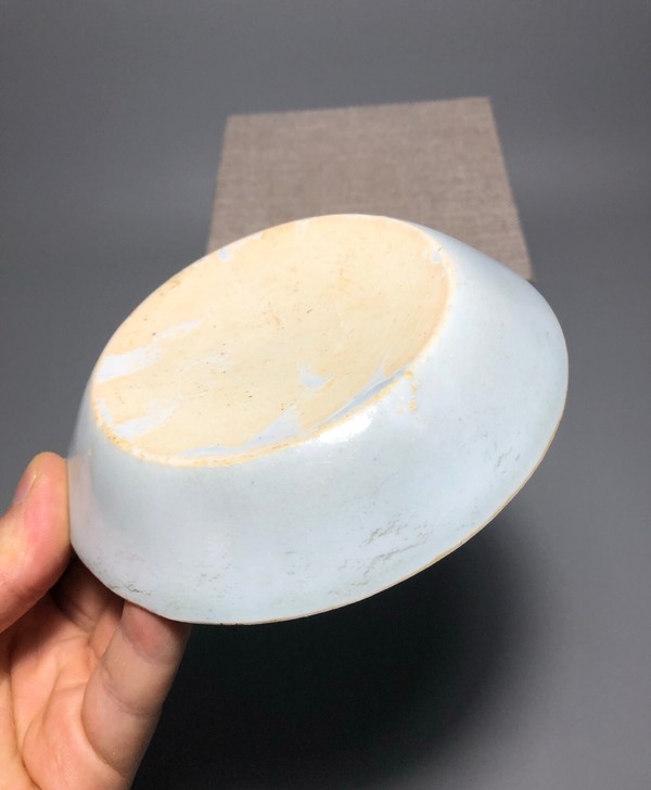 宋，湖田影青釉直边洗