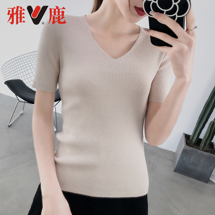 yaloo/雅鹿 毛针织衫