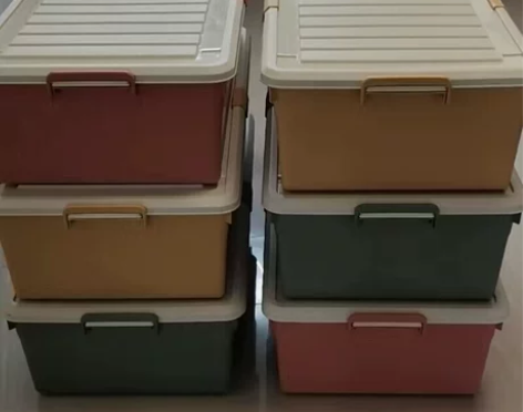 【清仓】收纳箱床底收纳箱扁平塑料收纳盒加厚...