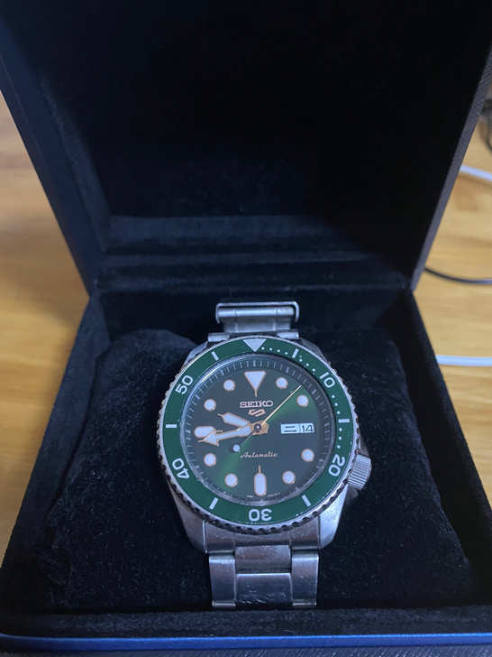 精工日本绿水鬼机械手表