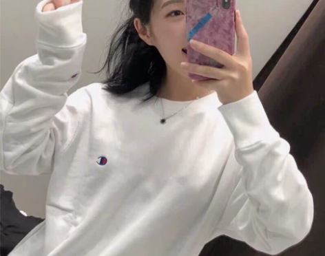 日系刺绣潮牌冠军卫衣宽松毛圈棉运动休闲卫衣...