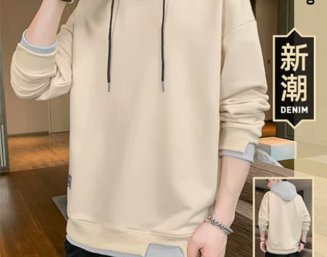 卫衣男士春秋新款潮流长袖连帽上衣夏季情侣潮...