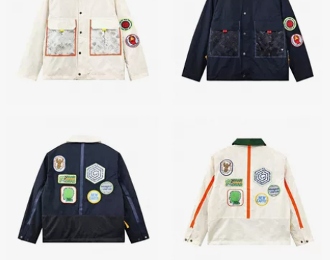 脑死亡联名款工装夹克男女情侣款运动休闲户外...