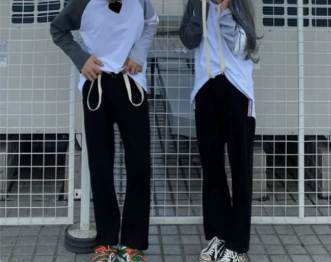 ?【年货价】冬季男士编织抽绳裤精神小伙情侣...