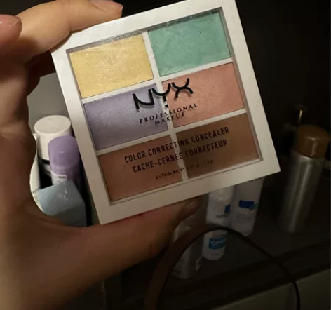 NYX遮瑕调色盘 网红产品 好用