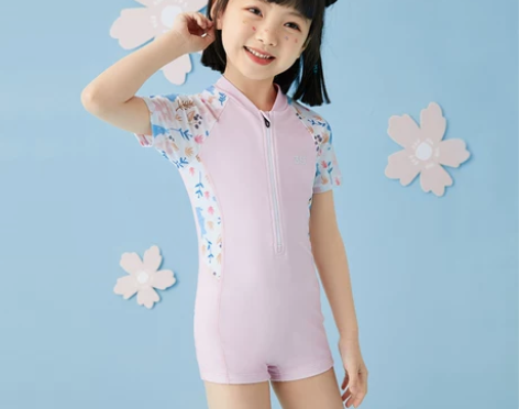 361度儿童泳衣连体中大童男女童2022年...