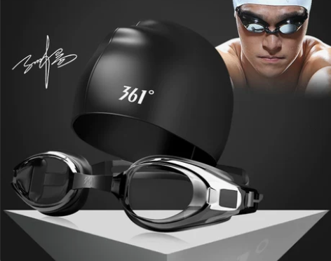 361泳镜防水防雾高清游泳镜女男士近视游泳...