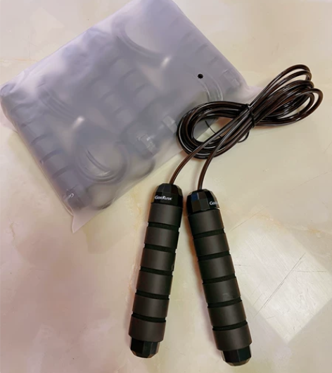 跳绳健身减肥运动瘦身专业燃脂绳子。 黑色，...