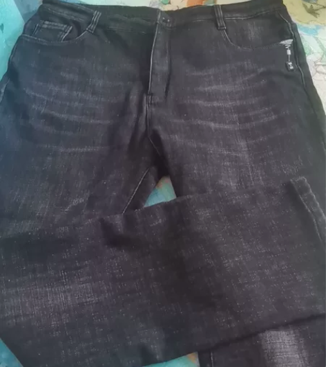 男士牛仔裤加绒黑色38尺码,基本全新 感兴...