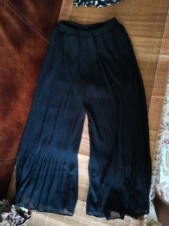 阔腿裤，春夏，松紧腰，几乎全新