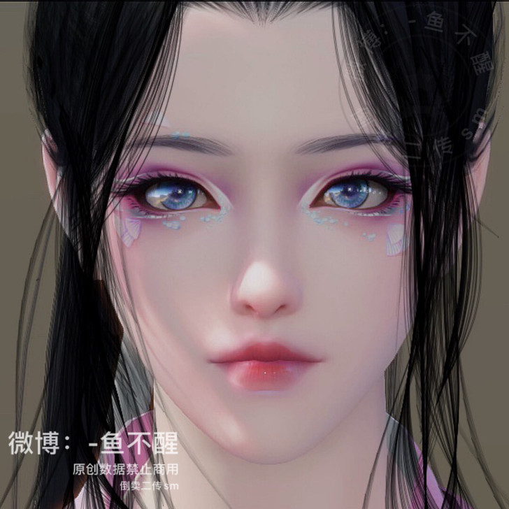 一梦江湖捏脸 新生版成女通用原创3.0数据...