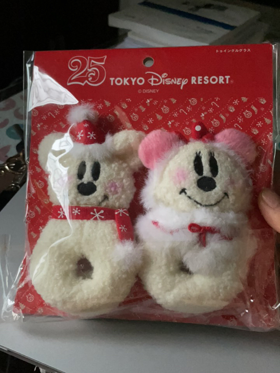 25周年雪人米奇米妮圣诞毛绒挂绳  主页三...