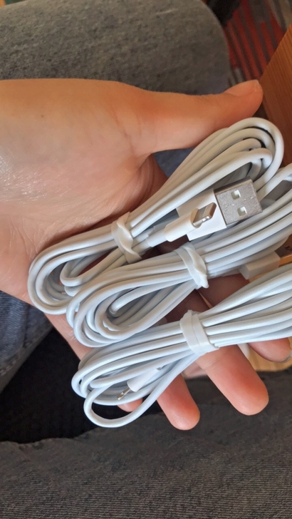 【6.9元1根2米清仓包邮】全新苹果充电线...