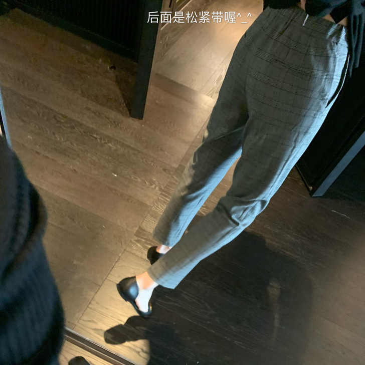陈可桐 腿都细没了 实际穿上更显瘦 复古洋...