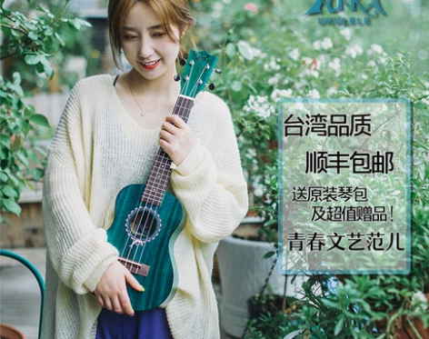 台湾Pukanala DPC尤克里里女初学...