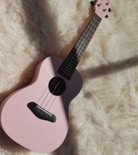 初学者尤克里里 粉色,超级少女心 可小刀!...