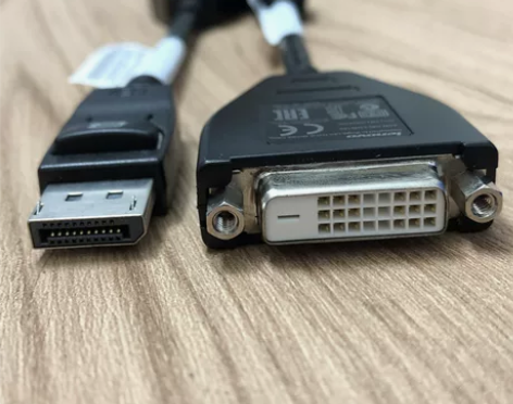原装显卡配线DP转DVI高清转接线连接转