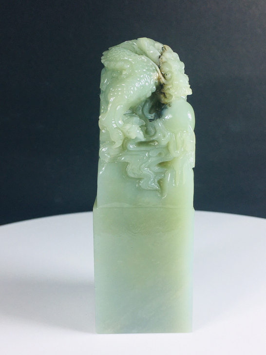 印石章料：云南水墨天青（配盒）