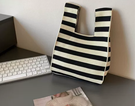 小众设计新针织花包包女韩版时尚出街休闲手提...