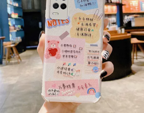 realme真我V13手机壳可爱女款卡通真...
