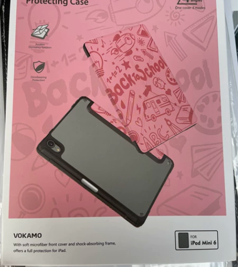 全新ipad mini6 品牌壳 带充电笔...