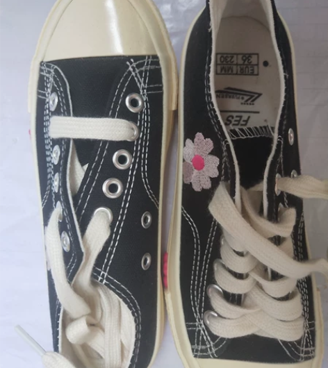 帆布鞋女板鞋休闲鞋全新低价清 感兴趣的话点...