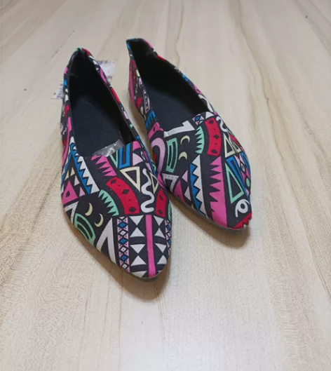 1双19元 春季布鞋女鞋平底单鞋浅口尖头舒...