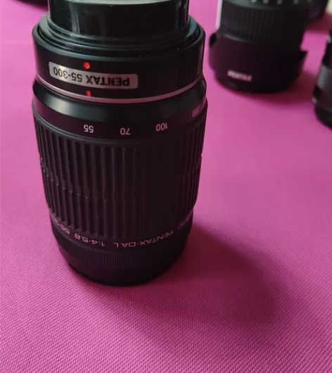 宾得55-300 镜片细微划痕成色看图很好...