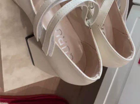 37码，跟8-9cm ，玛丽珍鞋超高跟防水...