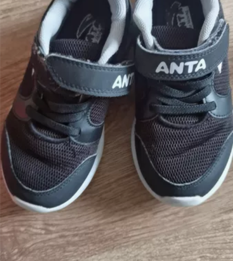 安踏儿童运动鞋黑色11c，175cm 男女...