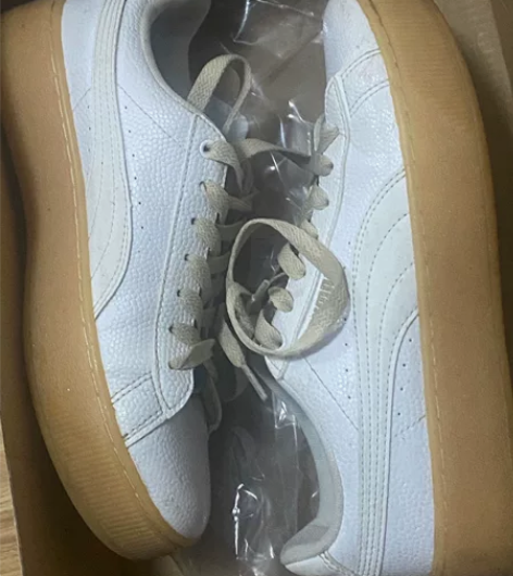 正品彪马 没穿过几次但是放太久了，淘宝酷动...