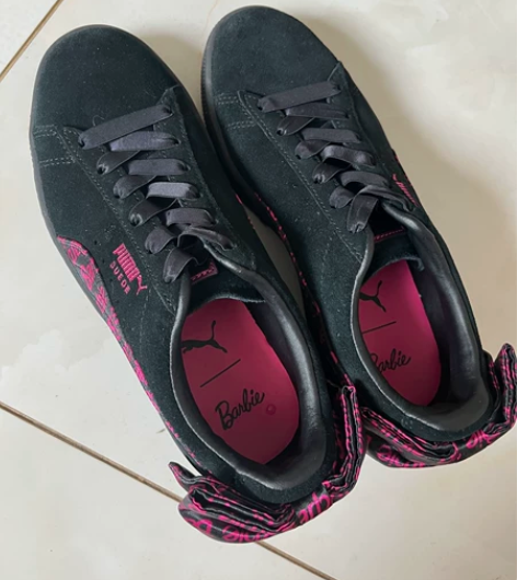 彪马女鞋 36.5 九成新 130 带...