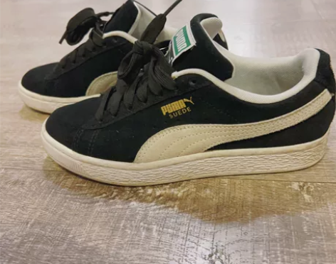 PUMA彪马经典款女鞋，尺码35.5，黑色...