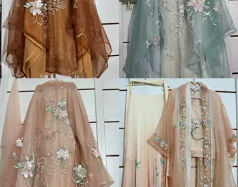 仙楚姬原创汉服女【梦璃】诃子裙汉元素大袖衫...