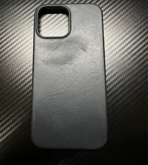 iPhone13pro max官方皮革保护...
