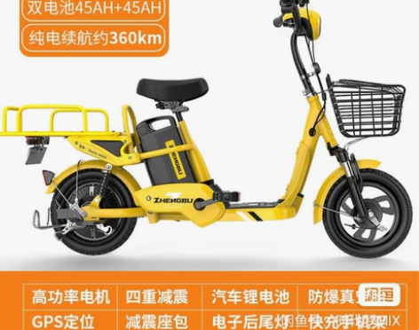正步踏板外卖电动车新国标长跑王电瓶车锂电池...